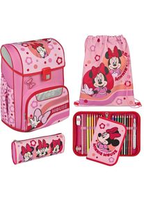 Scooli, Unisex, Schulranzen &raquo;Easy Start&laquo; Reflektoren, minnie mouse, B/H/T: 29,5cm x 36,5cm x 29cm, Schulranzen-Set &raquo;Easy Start&laquo;