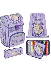 Scooli, Unisex, Schulranzen &raquo;Easy Start&laquo; Reflektoren, magic horse, B/H/T: 29,5cm x 36,5cm x 29cm, Schulranzen-Set &raquo;Easy Start&laquo;