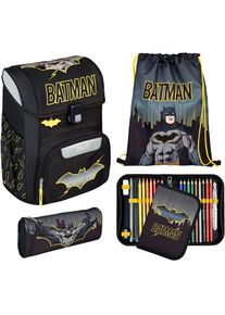 Scooli, Unisex, Schulranzen &raquo;Easy Start&laquo; Reflektoren, batman, B/H/T: 29,5cm x 36,5cm x 29cm, Schulranzen-Set &raquo;Easy Start&laquo;