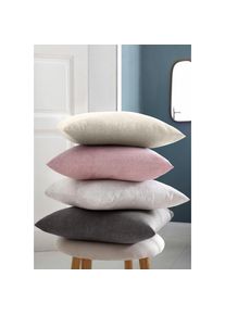 Goodproduct, GOODproduct Kissenbez&uuml;ge &raquo;Melli Kissenbezug, OEKO-TEX und Made in Green zertifiziert&laquo;, beige, meliert, Linon, Obermaterial: 100% 