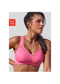 H.I.S. H.I.S, Sport-BH ohne B&uuml;gel aus schnell trocknendem COOLMAX -Material, neon pink, 110, Cup C, Sport-BH