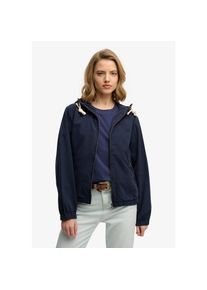 Superdry, Unisex, Parka &raquo;HOODED WASHED TWILL JKT&laquo; mit Kapuze, richest navy, S, Outdoorjacke von Superdry