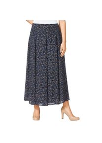 Inspirationen, Unisex, Maxirock, marine, bedruckt, 36, Chiffon-Qualit&auml;t