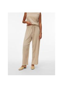 V&eacute;ro Moda Vero Moda, Unisex, Schlupfhose &raquo;VMLUNA MW BALLON PANT JRS NOOS&laquo; Materialmix, pumice stone, XL, N-Gr, Hose mit weitem Beinschnitt von Vero Moda