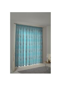WIRTH, Vorhang &raquo;Stuben&laquo; Multifunktionsband 1 Stk. tlg., blau, Jacquard, Baumwolle, Polyester