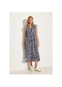 Cecil, Unisex, Jerseykleid Sommerkleid mit Print, universal blau, XL (44), N-Gr, Midi-Kleid von Cecil