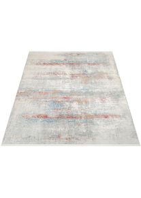 OCI Die Teppichmarke, OCI DIE TEPPICHMARKE Teppich &raquo;ILLUMINATION LENOR&laquo; rechteckig 8 mm H&ouml;he Vintage Optik mit feinen Fransen, Wohnzimmer, multi, 