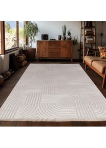 Ayyildiz Teppiche, Teppich &raquo;SAHARA 1112&laquo; rechteckig 12 mm H&ouml;he L&auml;ufer, Pflegeleicht / Strapazierf&auml;hig / Trend Colors/ Wohnzimmer, beige, Polypropylen,