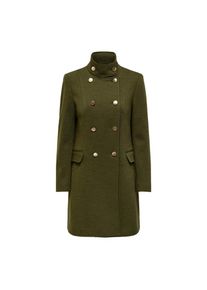 Only, Unisex, Only Kurzmantel &raquo;ONLMOLLY FITTED COAT CC OTW&laquo;, schwarz olive, XS, Taillierter Mantel von Only