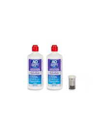 AOSEPT&reg; AOSept Plus HydraGlyde (2x360ml Solution De Peroxyde + 1x &Eacute;tui &Agrave; Lentilles De Contact) | Solution de peroxyde | Entretien des lentilles de contact