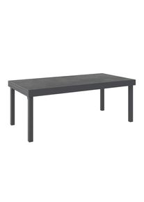 Ambia Garden Gartentisch , Anthrazit , Metall, Kunststoff , rechteckig , eckig , 200x320x75 cm , ausziehbar , Gartenm&ouml;bel, Gartentische, Gartentische ausziehbar
