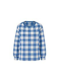 Tchibo - Sweat-shirt &agrave; carreaux - taille: M - blanc/bleu/&agrave; carreaux