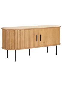 Xora Lowboard , Schwarz, Eichefarben , Holzwerkstoff , 2 F&auml;cher , 120x55x40 cm , Beim&ouml;bel erh&auml;ltlich, stehend , Wohnzimmer, TV M&ouml;bel, Lowboards, Lowboards stehend