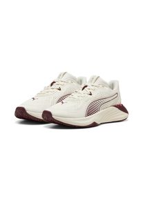 Puma, Unisex, Puma Trainingsschuh &raquo;PWR HYBRID TR WNS FLORAL RIBBON&laquo;, warm wei&szlig;, ruby shimmer, 37,5, Breite: Regul&auml;r