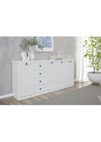 Home Affaire, Home Affaire Sideboard &raquo;&Ouml;rebro&laquo; Kommode, zeitloser Landhausstil, mit Vollauszug, wei&szlig;