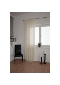 HOMING, HOMING Vorhang &raquo;Lian&laquo; verdeckte Schlaufen 1 Stk. tlg. Vorhang Lian, natur, Leinen, Polyester
