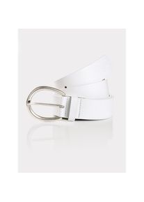 Tom Tailor, Unisex, Tom Tailor Lederg&uuml;rtel 1 Stk. mit 3,0 cm Breite f&uuml;r l&auml;ssige Casual- und Denim-Outfits, wei&szlig;, 80, Tom Tailor Unisex Lederg&uuml;rtel in 