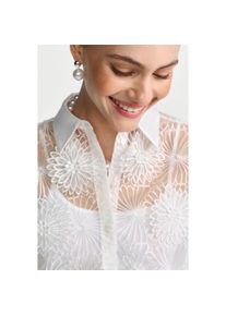 Richroyal, Unisex, RICHROYAL Spitzenbluse im festlichen Look, wei&szlig;, 38, Feminine Bluse f&uuml;r einen besonderen Anlass