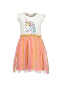 Blue Seven, Unisex, Minikleid Baumwollmischung, verschiedene Drucke, wei&szlig;, 116, N-Gr, S&uuml;sses Shirtkleid von Blue Seven