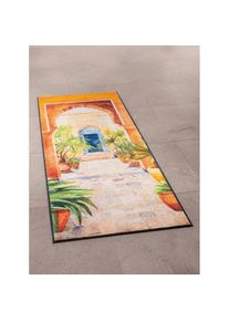 Jelmoli Fussmatte rechteckig 7 mm H&ouml;he, terra, gemustert, Polyamid, 7 mm