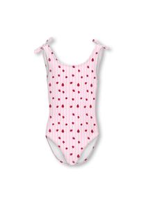 Kids Only, Unisex, KIDS Only Badeanzug &raquo;KOGBEACH KNOT SWIMSUIT ACC&laquo; 1 Stk. mit tollen Knotendetails auf der Schulter, romance rose aop:strawberry 