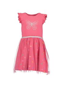 Blue Seven, Unisex, Minikleid Baumwollmischung, verschiedene Drucke, pink, 122, N-Gr, S&uuml;sses Shirtkleid von Blue Seven