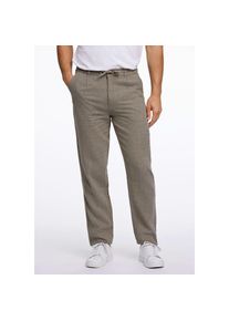 LINDBERGH, Herren, LINDBERGH Leinenhose mit Kordelzug und elastischem Bund, army, XL, N-Gr, Leinenhose von LINDBERGH