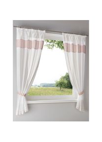 HEINE HOME, HEINE HOME Gardine Multifunktionsband 1 Stk. tlg., wei&szlig;, beige, Polyester, Universalzugband