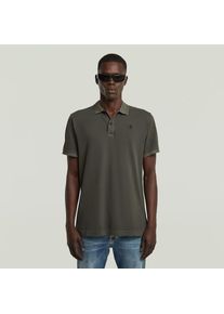 G-Star Raw G-Star, Herren, G-STAR Poloshirt &raquo;Dunda Slim Fit&laquo; Logostickerei auf der Brust, asfalt gd, S, Poloshirt Dunda von G-STAR