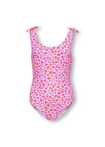 Kids Only, Unisex, KIDS Only Badeanzug &raquo;KOGBEACH KNOT SWIMSUIT ACC&laquo; 1 Stk. mit tollen Knotendetails auf der Schulter, oriole aop:little leo, 146/152, 