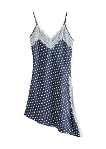 next Neglig&eacute;e Damen Gr&ouml;&szlig;e 38 marine / wei&szlig;