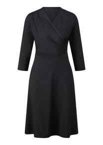 St. Emile - Jersey-Kleid mit 3/4-Arm, schwarz, Gr. 46, Kunstfaser
