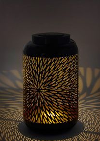 Solar Laterne in schwarz, 37 cm, bonprix