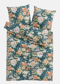 Baumwollmix-Bettw&auml;sche in gr&uuml;n, 135x200 cm, bonprix