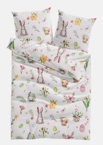 Baumwollmix-Bettw&auml;sche in weiss, 135x200 cm, bonprix