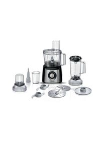 Bosch, Bosch K&uuml;chenmaschine &raquo;MultiTalent 3 MCM3501M Edelstahl/Schwarz&laquo;, silberfarben, Einheitsgr&ouml;&szlig;e, K&uuml;chenmaschine