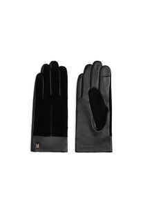 Tommy Hilfiger, Unisex, Lederhandschuhe &raquo;TH SUEDE LEATHER&laquo; aus Glatt- und Wildleder, f&uuml;r Unisex, schwarz, L, Fingerhandschuhe von Tommy Hilfiger