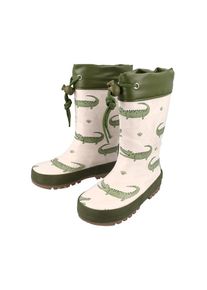 MaxiMo, Herren, MaxiMo Gummistiefel 2 tlg. leicht gef&uuml;ttert, reflektierend, schwarz tee, beige, 28, Gummistiefel aus flexiblem Naturkautschuk von 