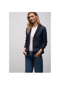 Street One, Unisex, Street One Jackenblazer mit Reverskragen, shadowed navy, 42, Strukturblazer f&uuml;r Unisex von Street One