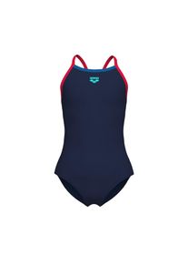 arena, Unisex, Badeanzug &raquo;GIRL'S arena SWIMSUIT LIGHT DROP SOLID f&uuml;r Unisex&laquo;, navy, fluo rot, fluo rot, blau china, 92, N-Gr, Badeanzug von arena