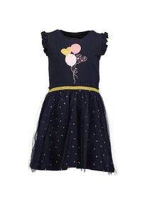 Blue Seven, Unisex, Minikleid Baumwollmischung, verschiedene Drucke, nachtblau, 116, N-Gr, S&uuml;sses Shirtkleid von Blue Seven