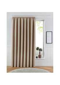 Goodproduct, GOODproduct Verdunkelungsvorhang &raquo;Solana&laquo; Kr&auml;uselband 1 Stk. tlg. Breite 280 cm, &Uuml;berbreite, einfarbig, Raumteiler, sand, Polyester