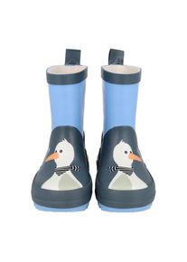 MaxiMo, Unisex, MaxiMo Gummistiefel zuverl&auml;ssiger Regenschutz, gef&uuml;ttert, Profilsohle, dunkelmarine, blau washed, 25, Gummistiefel f&uuml;r Kleinkinder von