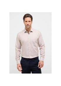 Eterna, Herren, Langarmhemd &raquo;MODERN FIT&laquo; NON IRON (b&uuml;gelfrei), mandel, 43, Normalgr&ouml;ssen, Passform laut Hersteller: Modern Fit