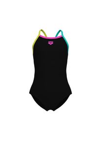 arena, Unisex, Badeanzug &raquo;GIRL'S arena SWIMSUIT LIGHT DROP SOLID f&uuml;r Unisex&laquo;, schwarz, soft g, 116, N-Gr, Badeanzug von arena