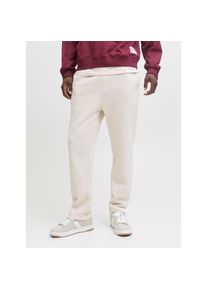 Jack & Jones Jack & Jones, Herren, Sweathose &raquo;JPSTKANE BRADLEY UNCUFFED SWT PANTS NOOS&laquo; Materialmix, relaxed fit, moonbeam, M, N-Gr, Bequeme Sweathose von Jack & 