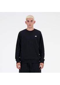 New Balance, Herren, Sweatshirt &raquo;SPORT ESSENTIALS FRENCH TERRY CREW&laquo;, mit Rundhalsausschnitt, entspannte Passform, schwarz (001), L, Sportlicher Stil 