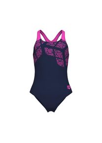 arena, Unisex, Badeanzug &raquo;G arena KIKKO SWIMSUIT SWIM PRO BACK&laquo; UV-Schutz UPF 50+, navy, shocking pink, 128 (122), N-Gr, Badeanzug von arena