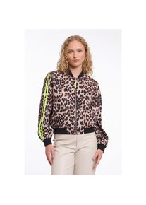 Rino & Pelle Rino & Pelle, Unisex, Blouson &raquo;BANNER&laquo; mit falscher Tasche am &Auml;rmel, leopard neon, 40, Blousonjacke von RINO & PELLE