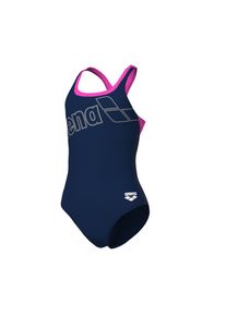 arena, Unisex, Badeanzug &raquo;GIRL'S arena LOGO SWIMSUIT SWIM PRO&laquo; Badeanzug, Unisex, Einteiler, stylisch, sportlich, chlorbest&auml;ndig, navy, shocking pink,
